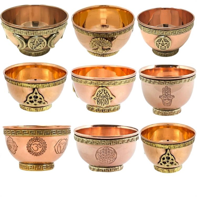 Copper Offering Bowls