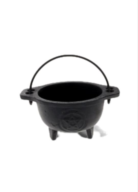 Cast Iron Cauldron Pentacle