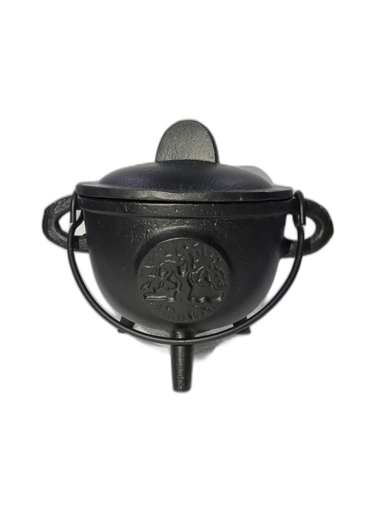 Cast Iron Cauldron Tree of Life