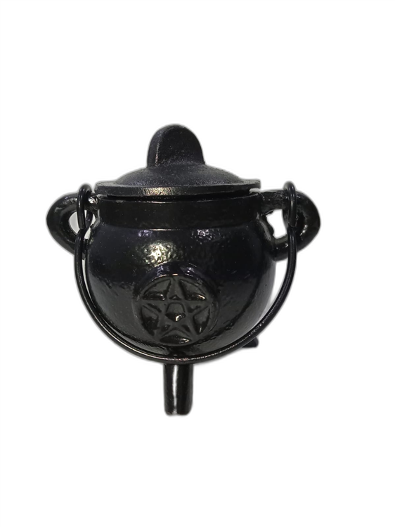 Cast Iron Cauldron Pentacle