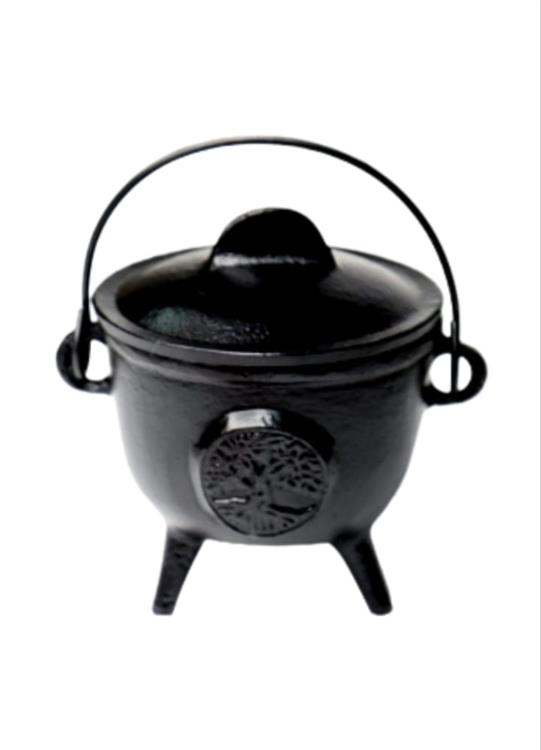 Cast Iron Cauldron Tree of Life