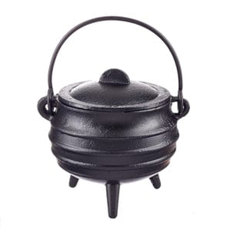 Cast Iron Cauldron Striped