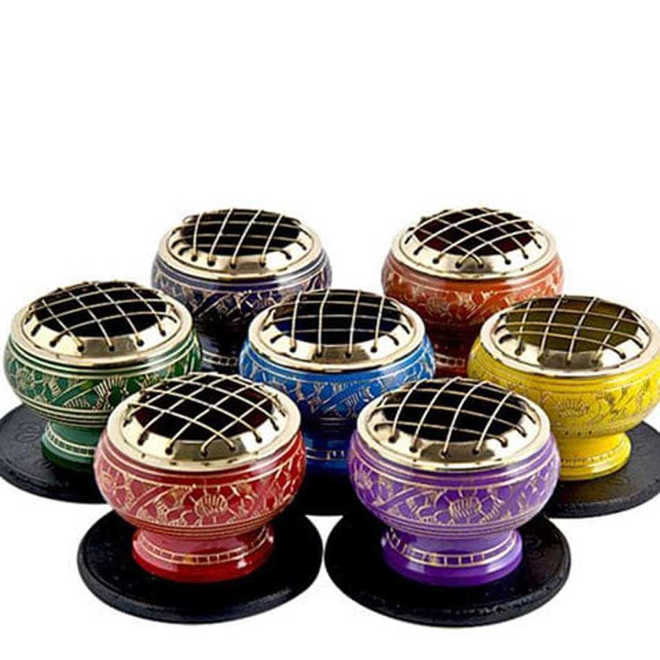 Brass Screen Charcoal Burner