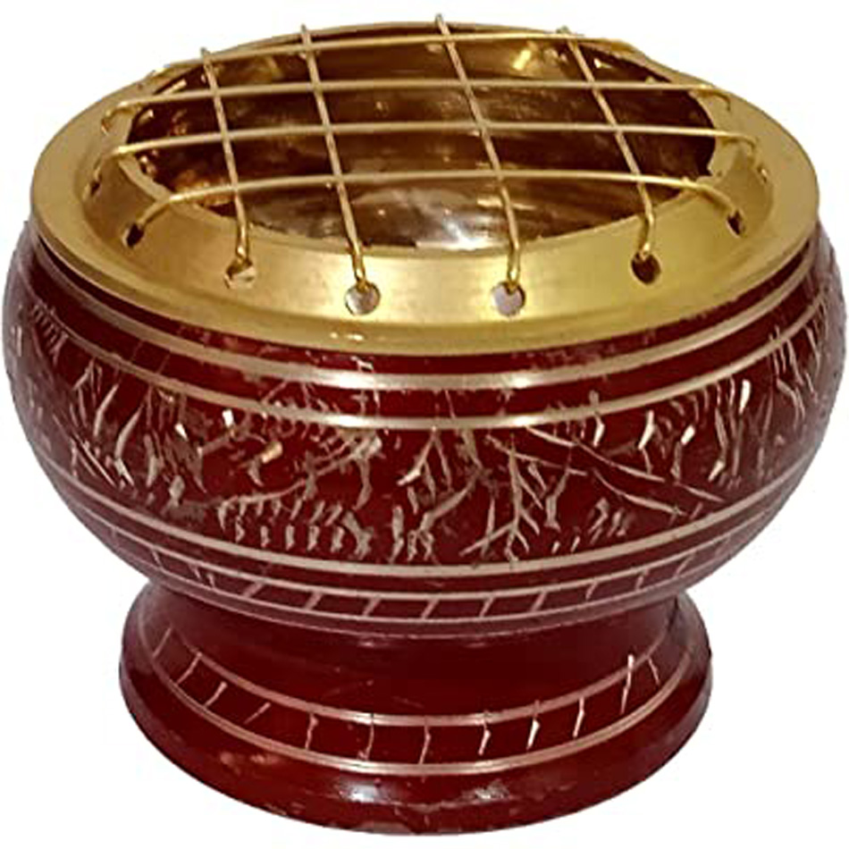 Brass Screen Charcoal Burner