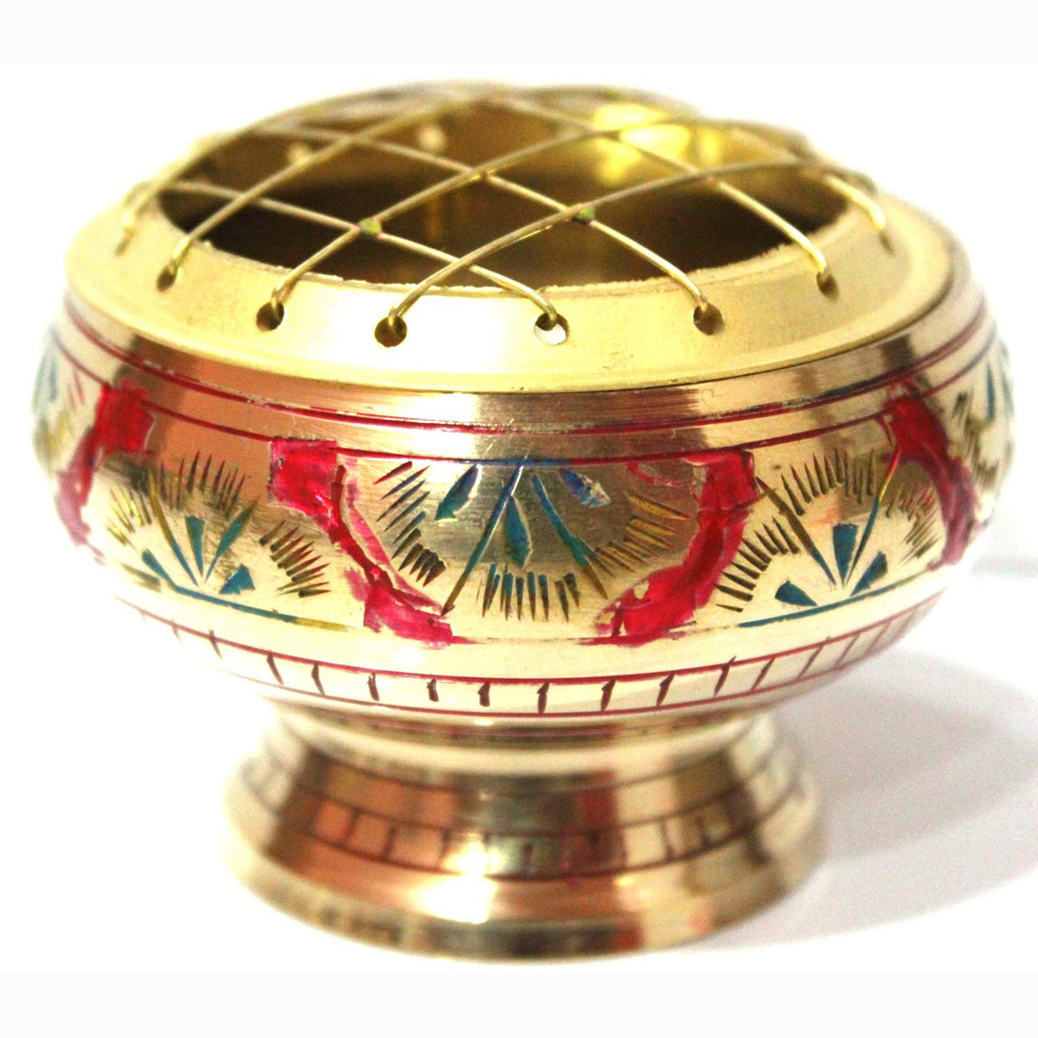 Brass Screen Charcoal Burner